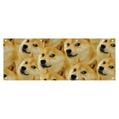 Doge, Memes, Pattern Banner And Sign 8  X 3  by nateshop