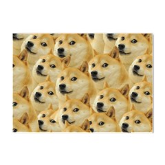 Doge, Memes, Pattern Crystal Sticker (a4) by nateshop