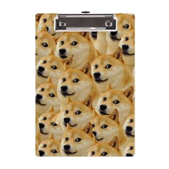 Doge, Memes, Pattern A5 Acrylic Clipboard by nateshop