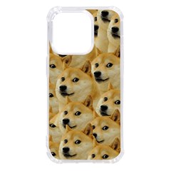 Doge, Memes, Pattern Iphone 14 Pro Tpu Uv Print Case by nateshop