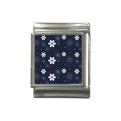 Flowers Pattern , Pattern, Flowers, Texture Italian Charm (13mm)