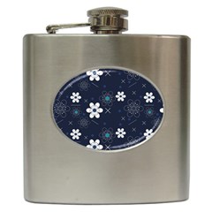 Flowers Pattern , Pattern, Flowers, Texture Hip Flask (6 Oz) by nateshop