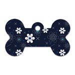 Flowers Pattern , Pattern, Flowers, Texture Dog Tag Bone (One Side) Front