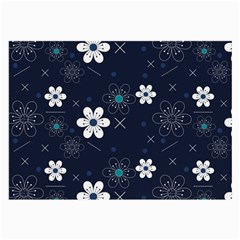 Flowers Pattern , Pattern, Flowers, Texture Large Glasses Cloth (2 Sides)