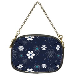 Flowers Pattern , Pattern, Flowers, Texture Chain Purse (One Side)