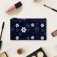 Flowers Pattern , Pattern, Flowers, Texture Cosmetic Bag (Small)