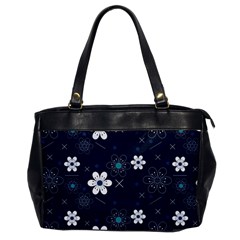 Flowers Pattern , Pattern, Flowers, Texture Oversize Office Handbag