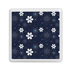 Flowers Pattern , Pattern, Flowers, Texture Memory Card Reader (Square)