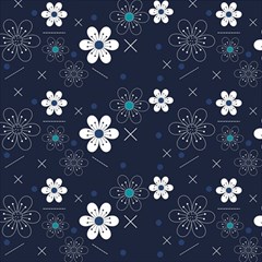 Flowers Pattern , Pattern, Flowers, Texture Play Mat (square) by nateshop