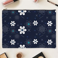 Flowers Pattern , Pattern, Flowers, Texture Cosmetic Bag (XXXL)