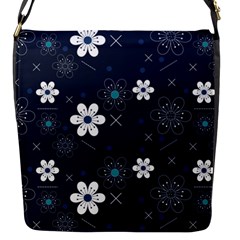 Flowers Pattern , Pattern, Flowers, Texture Flap Closure Messenger Bag (S)