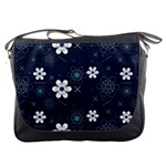 Flowers Pattern , Pattern, Flowers, Texture Messenger Bag Front