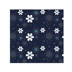 Flowers Pattern , Pattern, Flowers, Texture Square Satin Scarf (30  x 30 )