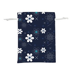 Flowers Pattern , Pattern, Flowers, Texture Lightweight Drawstring Pouch (S)