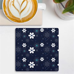 Flowers Pattern , Pattern, Flowers, Texture UV Print Square Tile Coaster 