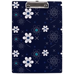 Flowers Pattern , Pattern, Flowers, Texture A4 Acrylic Clipboard