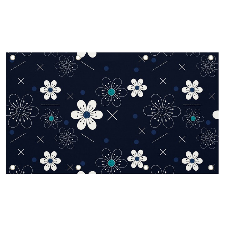 Flowers Pattern , Pattern, Flowers, Texture Banner and Sign 7  x 4 