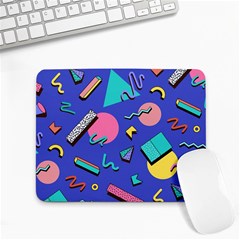 Geometric Shapes Material Design, Lollipop, Lines Small Mousepad by nateshop