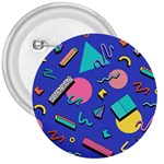 Geometric Shapes Material Design, Lollipop, Lines 3  Buttons Front