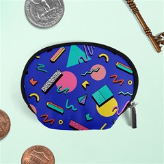 Geometric Shapes Material Design, Lollipop, Lines Accessory Pouch (small) by nateshop