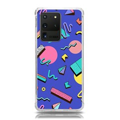 Geometric Shapes Material Design, Lollipop, Lines Samsung Galaxy S20 Ultra 6 9 Inch Tpu Uv Case by nateshop