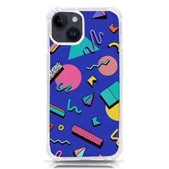 Geometric Shapes Material Design, Lollipop, Lines Iphone 14 Tpu Uv Print Case by nateshop