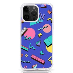 Geometric Shapes Material Design, Lollipop, Lines Iphone 14 Pro Max Tpu Uv Print Case by nateshop