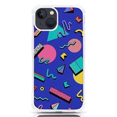 Geometric Shapes Material Design, Lollipop, Lines Iphone 13 Tpu Uv Print Case by nateshop