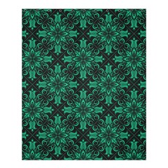 Green Damask Pattern Vintage Floral Pattern, Green Vintage Shower Curtain 60  X 72  (medium)  by nateshop