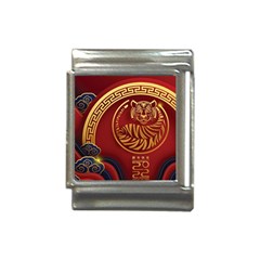 Holiday, Chinese New Year, Year Of The Tiger Italian Charm (13mm) by nateshop