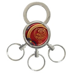 Holiday, Chinese New Year, Year Of The Tiger 3-ring Key Chain by nateshop