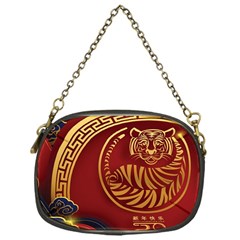 Holiday, Chinese New Year, Year Of The Tiger Chain Purse (one Side) by nateshop