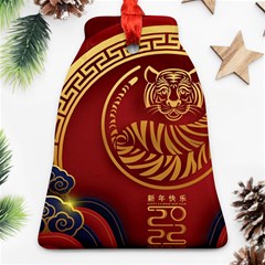 Holiday, Chinese New Year, Year Of The Tiger Bell Ornament (two Sides) by nateshop