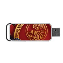 Holiday, Chinese New Year, Year Of The Tiger Portable Usb Flash (one Side) by nateshop