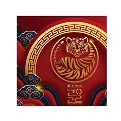 Holiday, Chinese New Year, Year Of The Tiger Square Satin Scarf (30  X 30 ) by nateshop