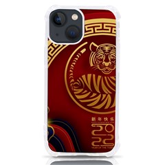 Holiday, Chinese New Year, Year Of The Tiger Iphone 13 Mini Tpu Uv Print Case by nateshop