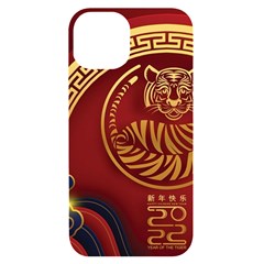 Holiday, Chinese New Year, Year Of The Tiger Iphone 14 Black Uv Print Case by nateshop