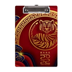 Holiday, Chinese New Year, Year Of The Tiger A5 Acrylic Clipboard by nateshop