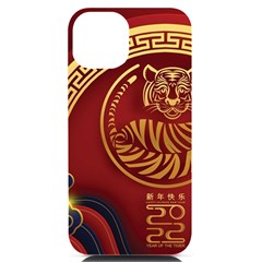 Holiday, Chinese New Year, Year Of The Tiger Iphone 14 Black Uv Print Case by nateshop