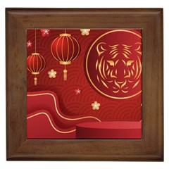 Holiday, Chinese New Year, Framed Tile by nateshop