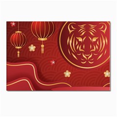 Holiday, Chinese New Year, Postcard 4 x 6  (pkg Of 10) by nateshop