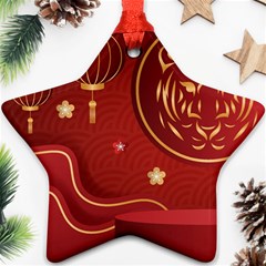 Holiday, Chinese New Year, Star Ornament (two Sides) by nateshop