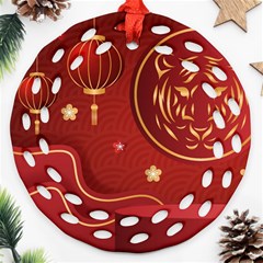 Holiday, Chinese New Year, Ornament (round Filigree) by nateshop