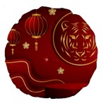 Holiday, Chinese New Year, Large 18  Premium Round Cushions Front