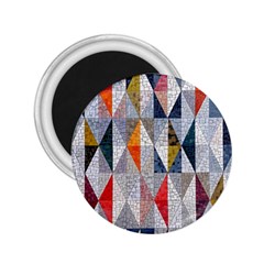 Mosaic, Colorful, Rhombuses, Pattern, Geometry 2.25  Magnets