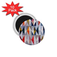 Mosaic, Colorful, Rhombuses, Pattern, Geometry 1 75  Magnets (10 Pack)  by nateshop