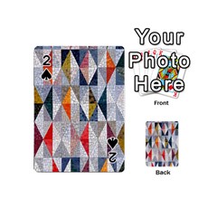 Mosaic, Colorful, Rhombuses, Pattern, Geometry Playing Cards 54 Designs (Mini)