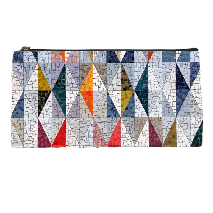 Mosaic, Colorful, Rhombuses, Pattern, Geometry Pencil Case