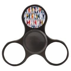 Mosaic, Colorful, Rhombuses, Pattern, Geometry Finger Spinner by nateshop