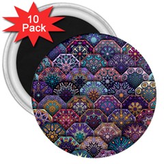 Texture, Pattern, Abstract 3  Magnets (10 Pack)  by nateshop